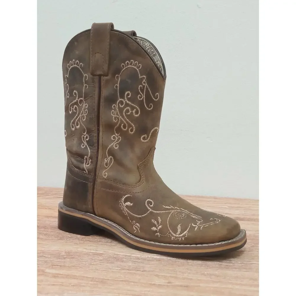 Smoky Mountain Girls Brown Leather Western Cowgirl Rodeo Country 1R
